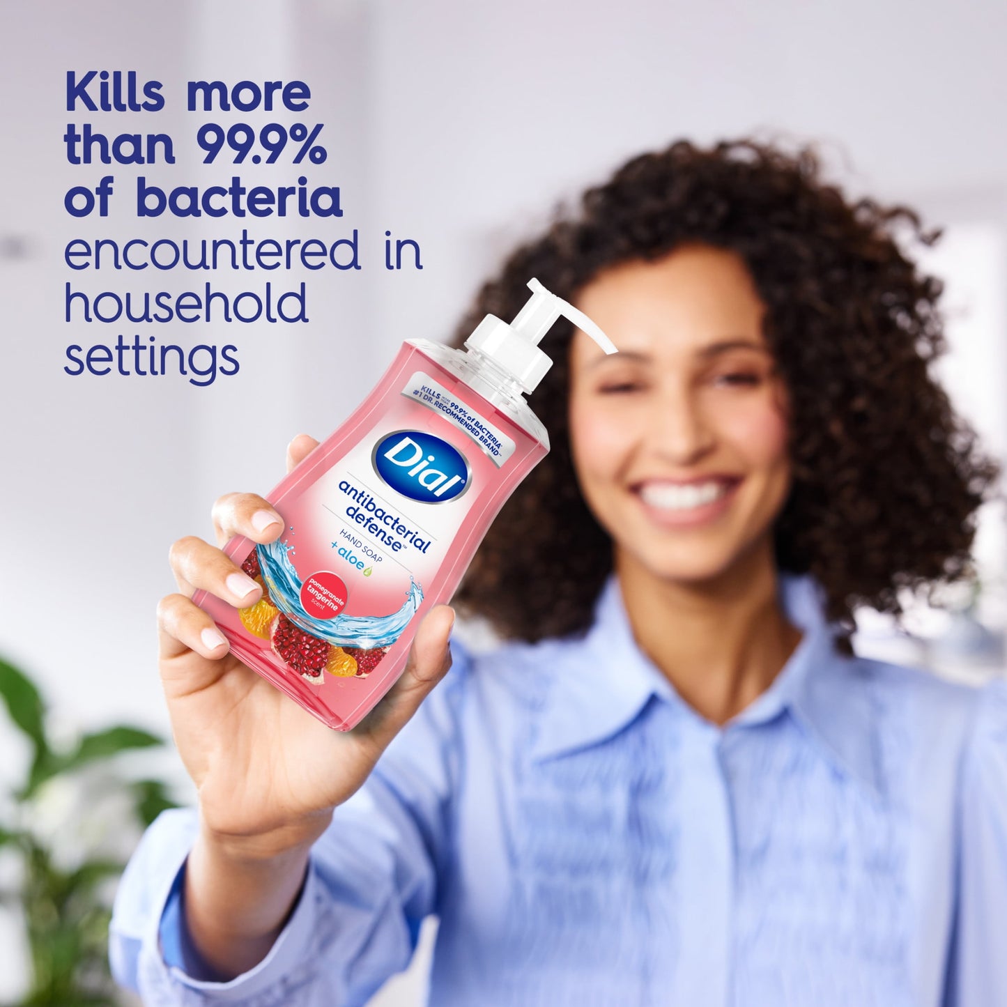 Dial Antibacterial Defense Pomegranate & Tangerine Liquid Hand Soap, 11 fl oz