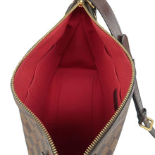 Load image into Gallery viewer, LOUIS VUITTON Duomo Damier Crossbody Bag Brown  inner side
