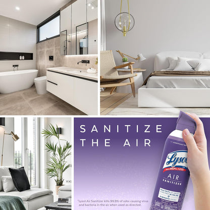 Lysol Air Sanitizer Spray, For Air Sanitization and Odor Elimination, Light Breeze, 10 Fl. Oz