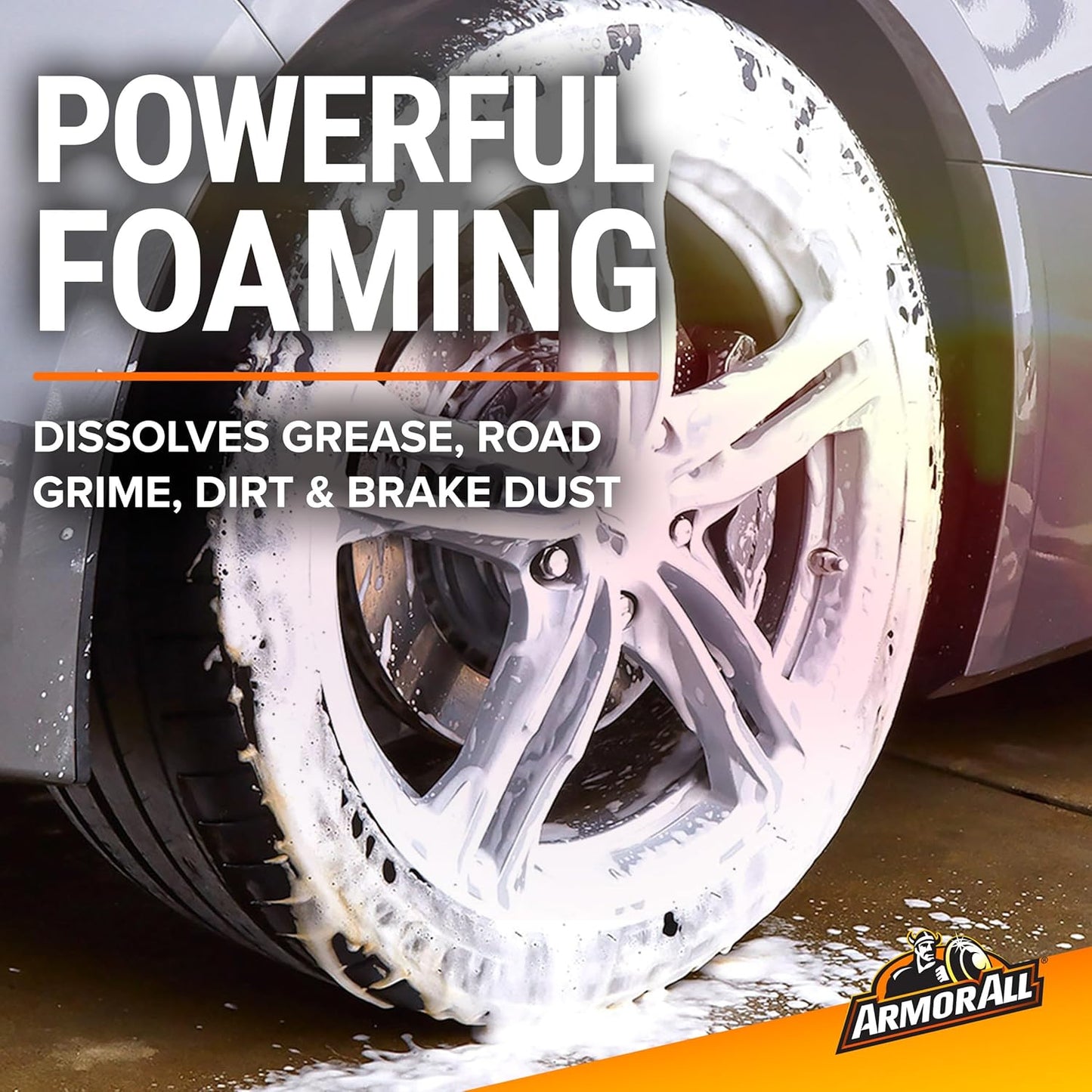 Armor All Extreme Wheel and Tire Cleaner, Car Wheel Cleaner Spray, 24 Fl Oz