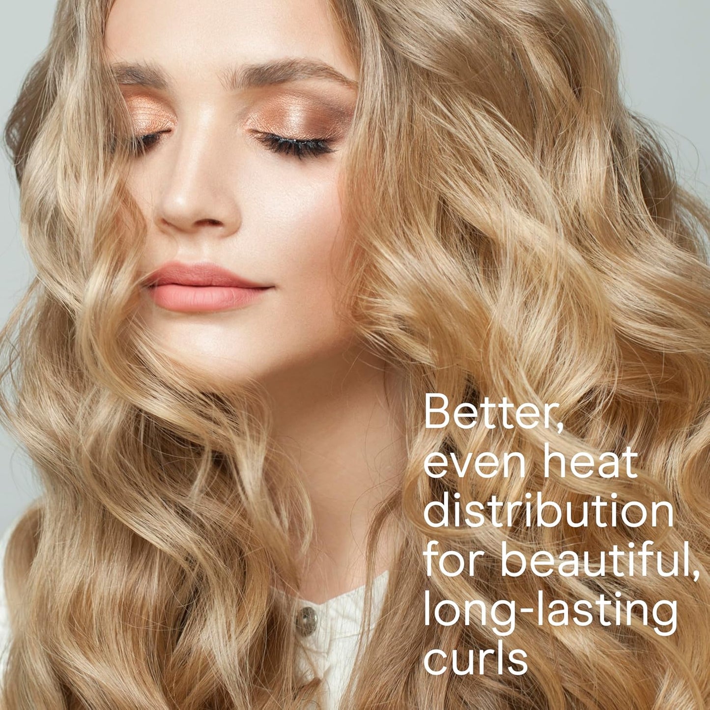 Conair Instant Heat 1½ Inch Curling Iron, 1½-Inch Barrel Hair Curler Produces Soft Waves and Loose Curls, 25 Heat Settings, Dual Voltage, For Use on Medium and Long Hair, Black