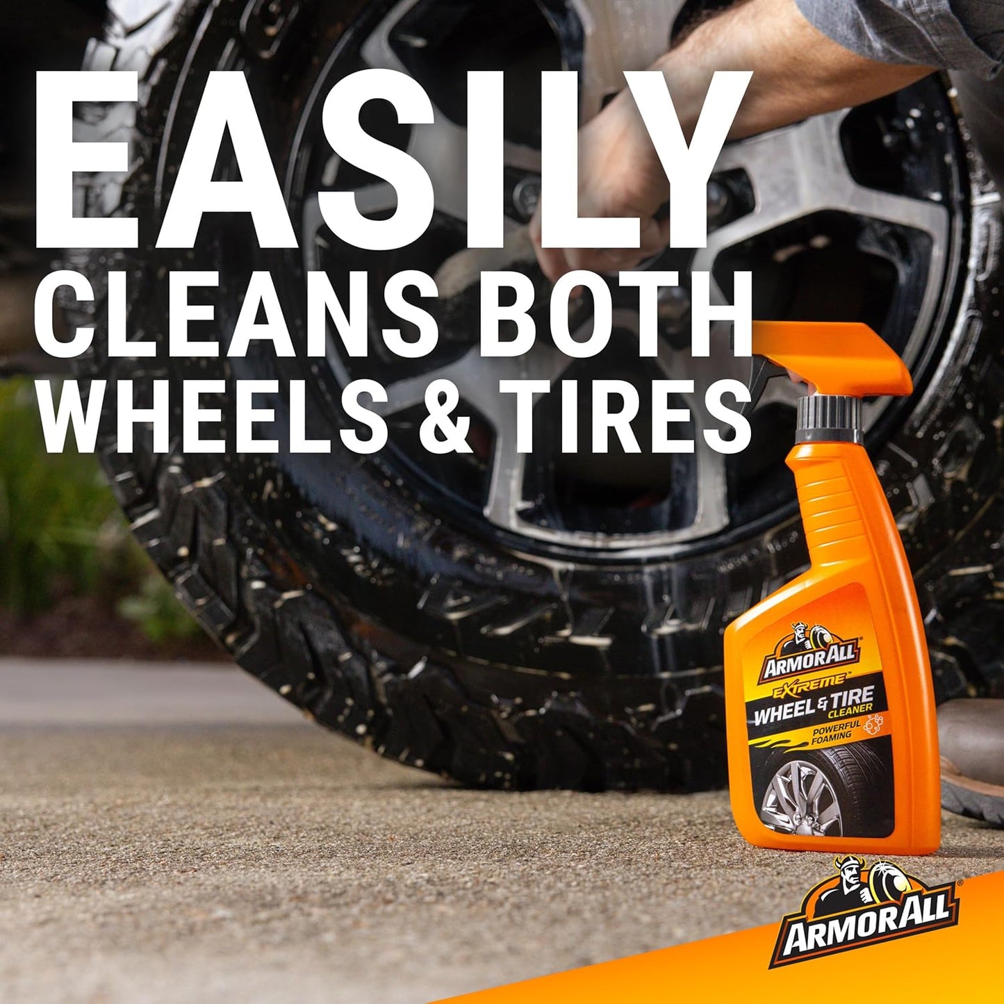 Armor All Extreme Wheel and Tire Cleaner, Car Wheel Cleaner Spray, 24 Fl Oz