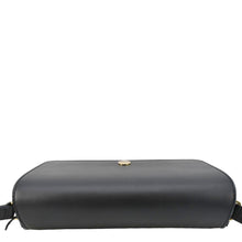 Load image into Gallery viewer, BURBERRY Hampshire Vintage Check Leather Black Crossbody Bag upper side look

