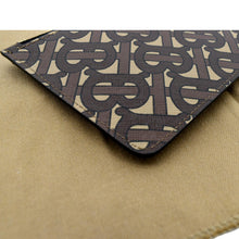 Load image into Gallery viewer, BURBERRY Monogram Coated Canvas Zip Coin Purse Bridle in Brown - Bottom Left
