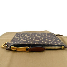 Load image into Gallery viewer, BURBERRY Monogram Coated Canvas Zip Coin Purse Bridle in Brown - Top
