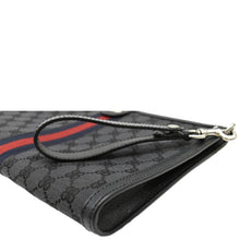 Load image into Gallery viewer, Buy Preloved BALENCIAGA X Wristlet Clutch in Black Color - Bottom Right
