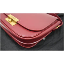 Load image into Gallery viewer, YVES SAINT LAURENT Betty Smooth Leather Shoulder Bag Burgundy
