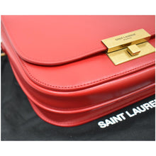 Load image into Gallery viewer, YVES SAINT LAURENT Betty Smooth Leather Shoulder Bag Red
