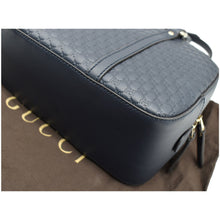 Load image into Gallery viewer, GUCCI Small Microguccissima Leather Crossbody Bag Navy Blue 510286
