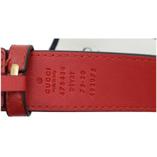 Load image into Gallery viewer, GUCCI GG Marmont Matelasse Leather Belt Bag Red 476434
