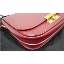 Load image into Gallery viewer, YVES SAINT LAURENT Betty Smooth Leather Shoulder Bag Burgundy
