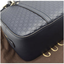 Load image into Gallery viewer, GUCCI Small Microguccissima Leather Crossbody Bag Navy Blue 510286
