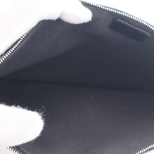 Load image into Gallery viewer, GIVENCHY LOVE Leather Zip Clutch bag Black
