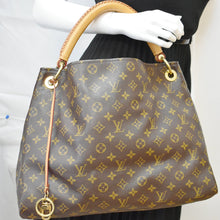 Load image into Gallery viewer, LOUIS VUITTON Artsy MM Monogram Canvas Hobo Bag Brown
