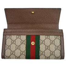 Load image into Gallery viewer, Gucci Ophidia GG Continental Supreme Canvas Wallet Beige 523153
