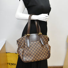 Load image into Gallery viewer, LOUIS VUITTON Verona MM Damier Ebene Shoulder Bag Brown
