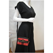 Load image into Gallery viewer, GUCCI Ophidia Mini Web Suede Leather Crossbody Bag Red 517350
