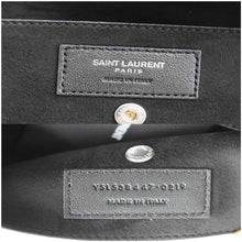 Load image into Gallery viewer, YVES SAINT LAURENT Teddy Lambskin Leather Bucket Shoulder Bag Red
