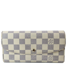 Load image into Gallery viewer, LOUIS VUITTON Emilie Damier Azur Wallet White
