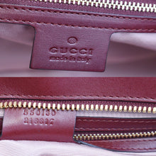 Load image into Gallery viewer, GUCCI Large Arli Leather Top Handle Shoulder Bag Burgundy 550130
