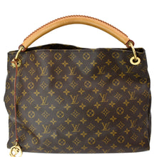 Load image into Gallery viewer, LOUIS VUITTON Artsy MM Monogram Canvas Hobo Bag Brown
