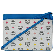 Load image into Gallery viewer, MCM Visetos Medium Canvas Crossbody Pouch Multicolor
