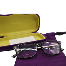 Load image into Gallery viewer, GUCCI GG0191OA 002 Havana Eyeglasses Demo Lens
