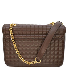 Load image into Gallery viewer, CELINE Medium C Quilted Leather Crossbody Bag Khaki
