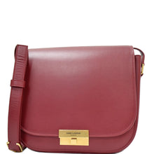 Load image into Gallery viewer, YVES SAINT LAURENT Betty Smooth Leather Shoulder Bag Burgundy
