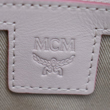 Load image into Gallery viewer, MCM Mini Aren Half Moon Floral Canvas Tote Bag Pink
