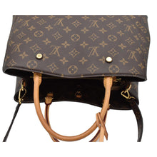 Load image into Gallery viewer, LOUIS VUITTON Montaigne GM Monogram Canvas Shoulder Bag Brown
