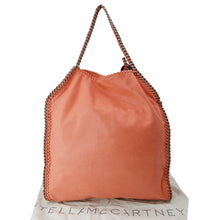 Load image into Gallery viewer, STELLA MCCARTNEY Falabella Large Faux Leather Chain Shoulder Bag Red
