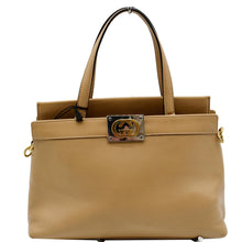 Load image into Gallery viewer, GUCCI Matisse GG Leather Top Handle Shoulder Bag Beige 631663
