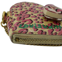 Load image into Gallery viewer, LOUIS VUITTON Leopard Coeur Heart Monogram Vernis Coin Blanc Corail
