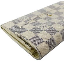 Load image into Gallery viewer, LOUIS VUITTON Emilie Damier Azur Wallet White
