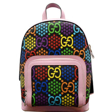 Load image into Gallery viewer, GUCCI Psychedelic GG Supreme Monogram Canvas Backpack Bag Multicolor 601296
