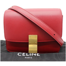 Load image into Gallery viewer, Celine Small Classic Box Leather Flap Shoulder Bag Red
