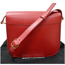 Load image into Gallery viewer, YVES SAINT LAURENT Betty Smooth Leather Shoulder Bag Red
