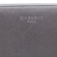 Load image into Gallery viewer, GIVENCHY LOVE Leather Zip Clutch bag Black
