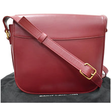 Load image into Gallery viewer, YVES SAINT LAURENT Betty Smooth Leather Shoulder Bag Burgundy
