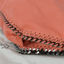 Load image into Gallery viewer, STELLA MCCARTNEY Falabella Large Faux Leather Chain Shoulder Bag Red
