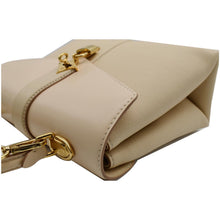 Load image into Gallery viewer, LOUIS VUITTON Rose Des Vents PM Grained Leather Top Handle Crossbody Bag Creme
