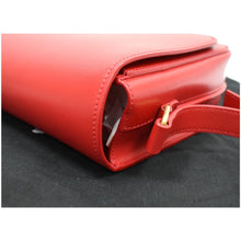 Load image into Gallery viewer, YVES SAINT LAURENT Betty Smooth Leather Shoulder Bag Red
