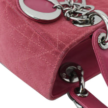 Load image into Gallery viewer, Christian Dior Lady Dior Cannage Suede Tote Bag Pink | DDH
