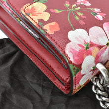 Load image into Gallery viewer, GUCCI Dionysus Floral Blooms Leather Shoulder Bag Red 400235
