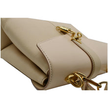 Load image into Gallery viewer, LOUIS VUITTON Rose Des Vents PM Grained Leather Top Handle Crossbody Bag Creme
