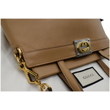 Load image into Gallery viewer, GUCCI Matisse GG Leather Top Handle Shoulder Bag Beige 631663
