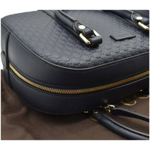 Load image into Gallery viewer, GUCCI Small Microguccissima Leather Crossbody Bag Navy Blue 510286
