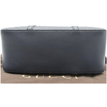 Load image into Gallery viewer, GUCCI Small Microguccissima Leather Crossbody Bag Navy Blue 510286
