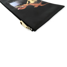 Load image into Gallery viewer, GIVENCHY Bambi Print Medium Textured Coated Canvas Cosmetic Pouch Black
